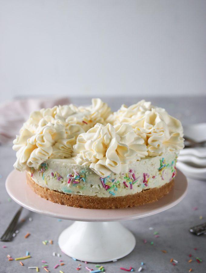 no-bake strösselcheesecake