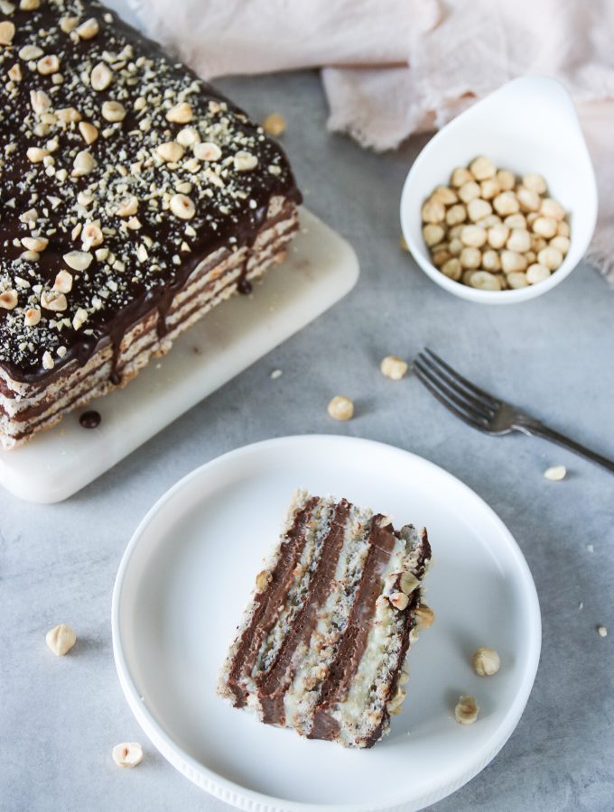hasselnöts- och chokladtårta hasselnöts- och chokladtårta
