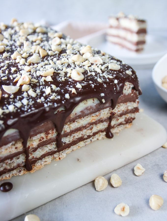 hasselnöts- och chokladtårta hasselnöts- och chokladtårta
