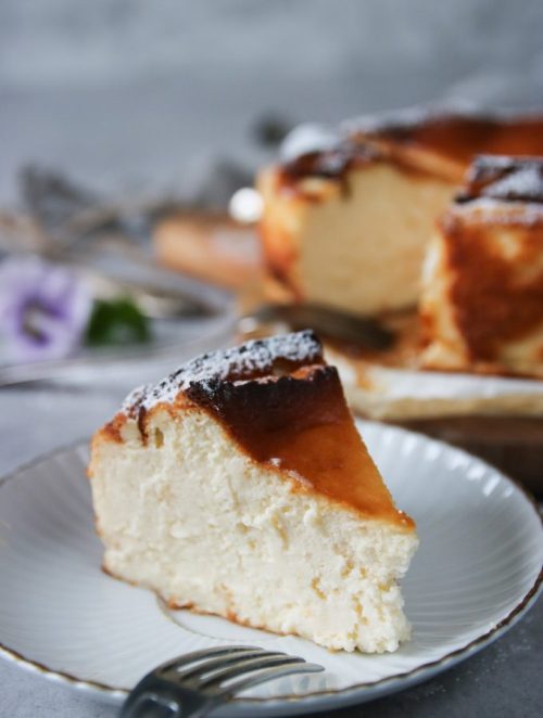 baskisk bränd cheesecake
