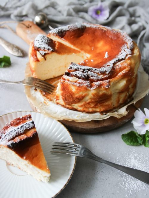 baskisk bränd cheesecake