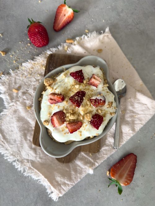 proteinrik bakad havregrynsgröt