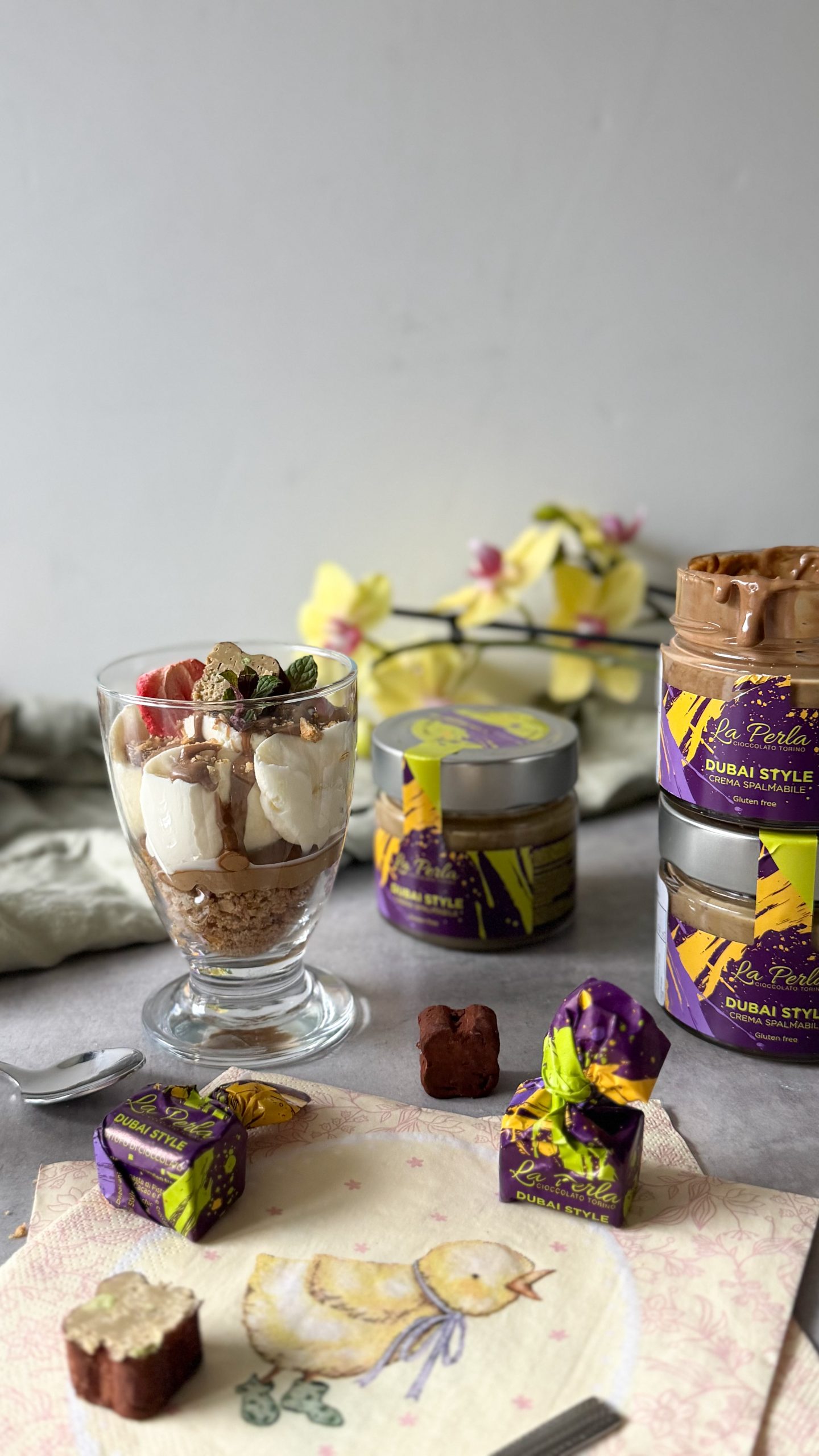 Dubaistyle cheesecake i glas