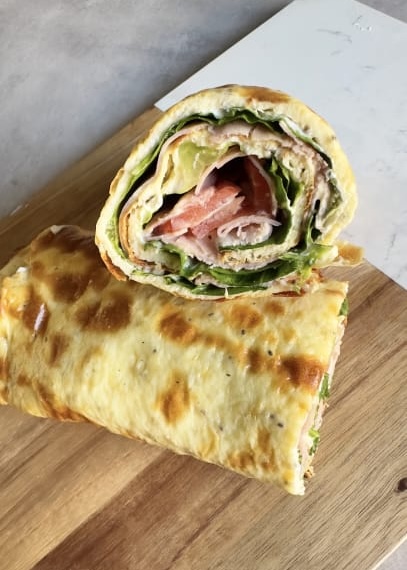 kesowrap på 2 ingredienser