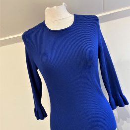 Madeleine kobalt knit trui