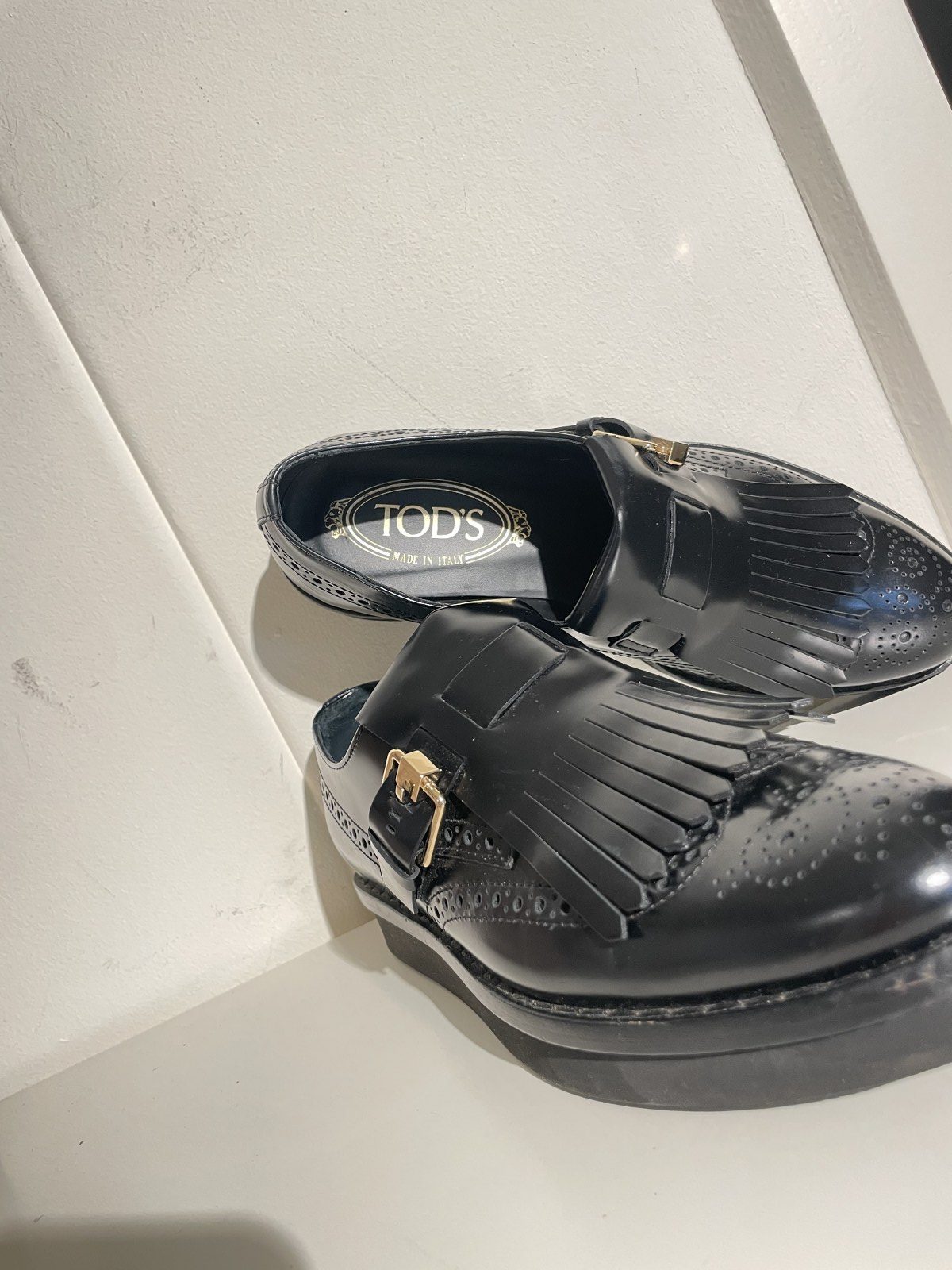 Tod's black loafers