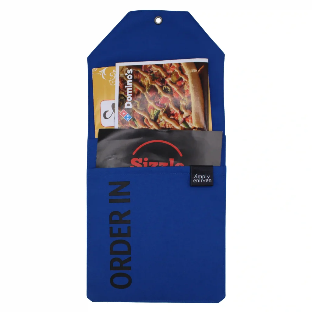 Blue Takeaway with menus