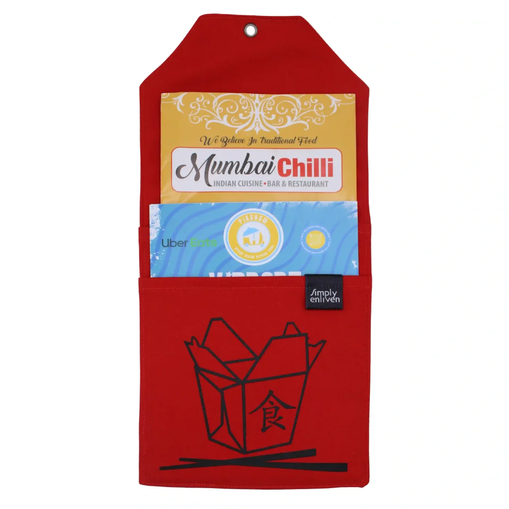 Red Takeaway In with menus