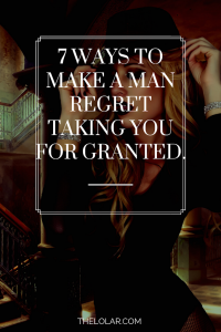 If you have been treated lesser than you deserve, walk away and make him see what he has lost. some men would not value the woman in their lives until she walks away, they always end up regretting taking taking the woman who once loved them for granted. Here is how you can do it.