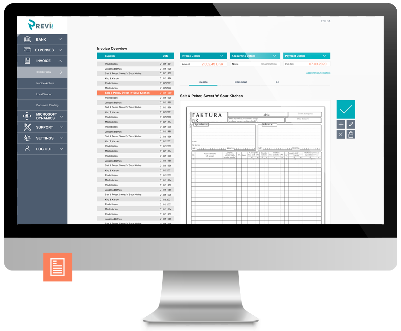 invoice overview