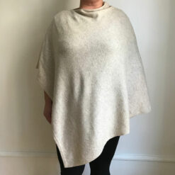 Cashmere Poncho - offwhite