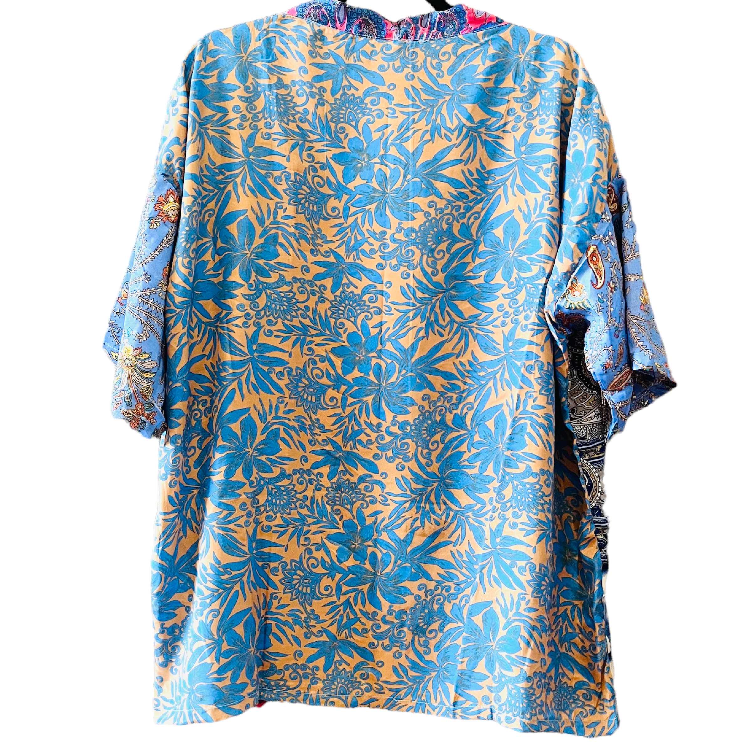 Kort silke kimono - Køb Kort silke kimono til en god pris