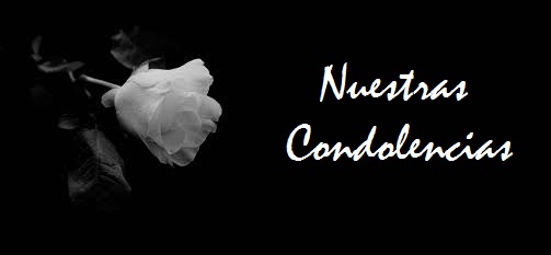 Nuestras condolencias