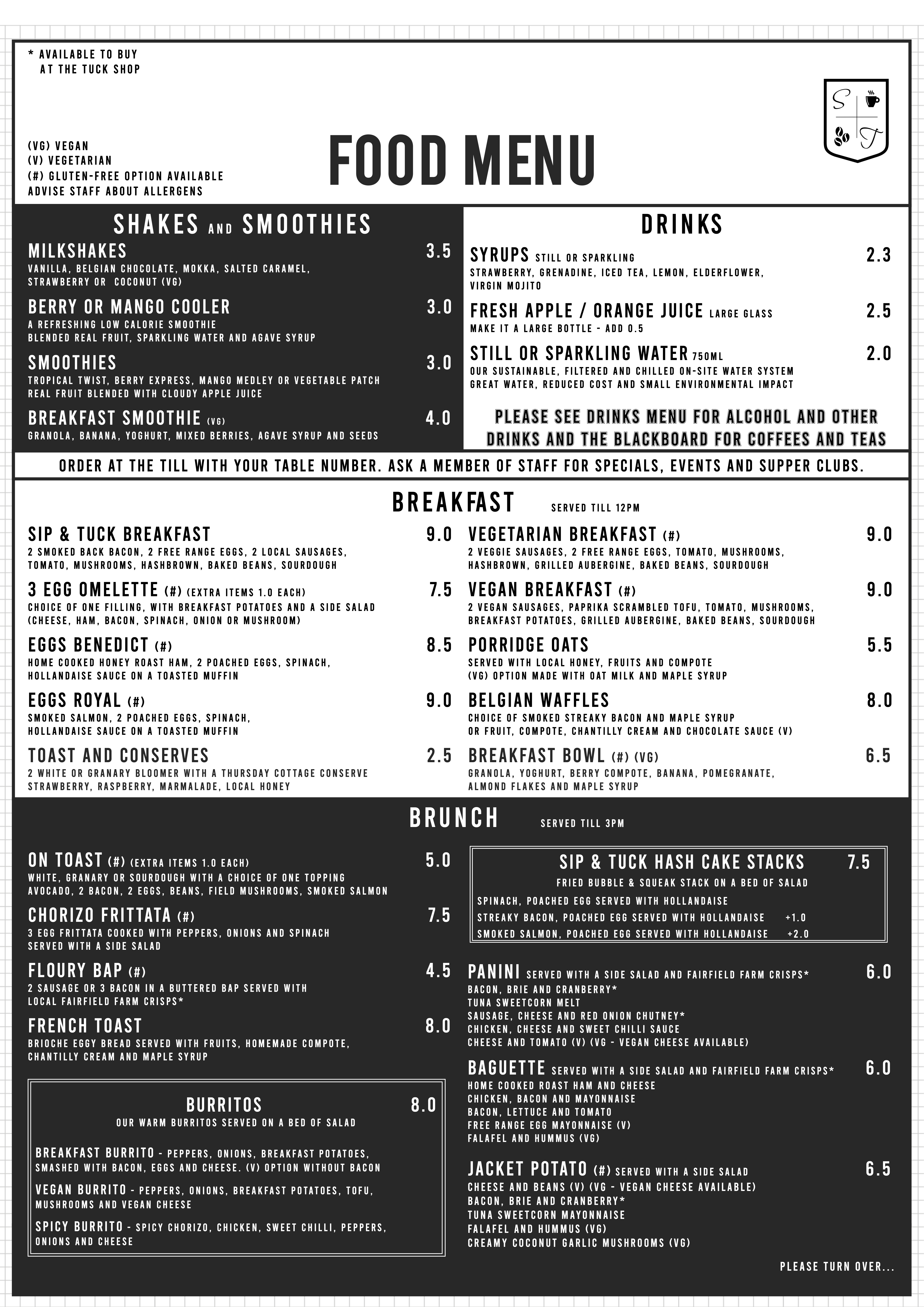 Sip & Tuck Colchester Bistro Cafe