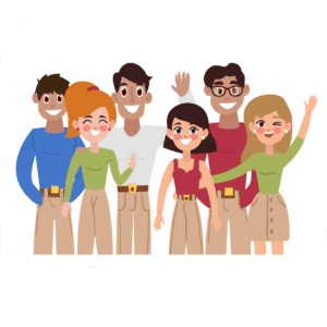 Team members illustration