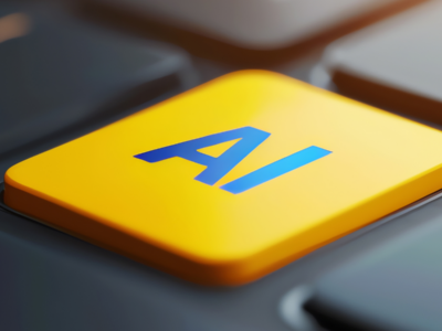PPC strategy AI integration. Yellow button with AI text