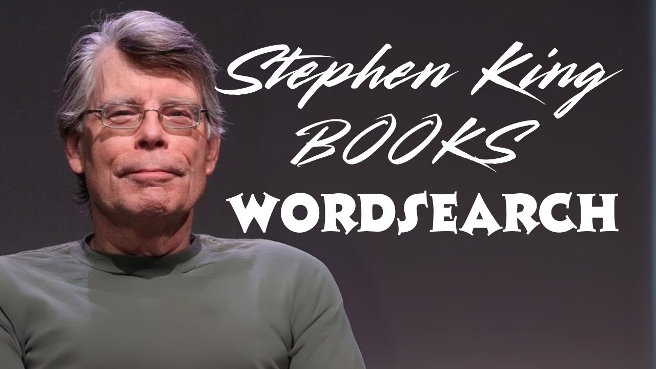 Stephen King Books Wordsearch 1 Siren Stories Independent Entertainment Agency Staffordshire Films Books Music