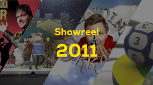 collage of frameshots from the showreel 2011