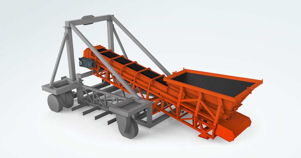 Stacker machine for Narvik harbor - a reference from the site