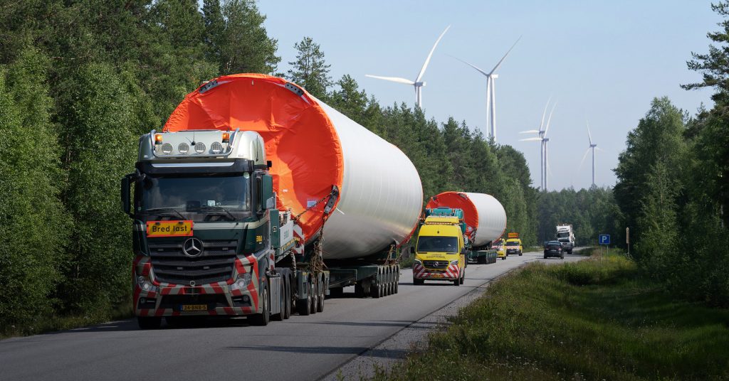 Gröna omställning i norr transport och utbyggnad vindkraft av vindkraft