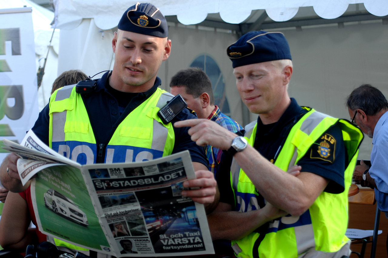 Polisen läser Sjöstadsbladet