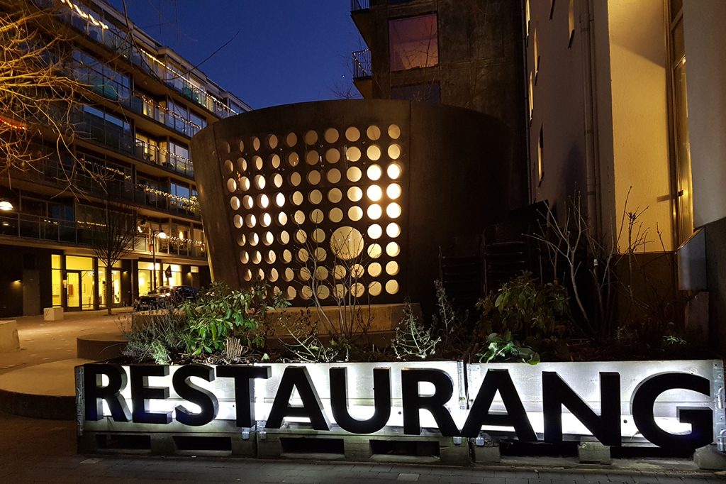 Restaurang Hemma hos Kaj i Hammarby Sjöstad