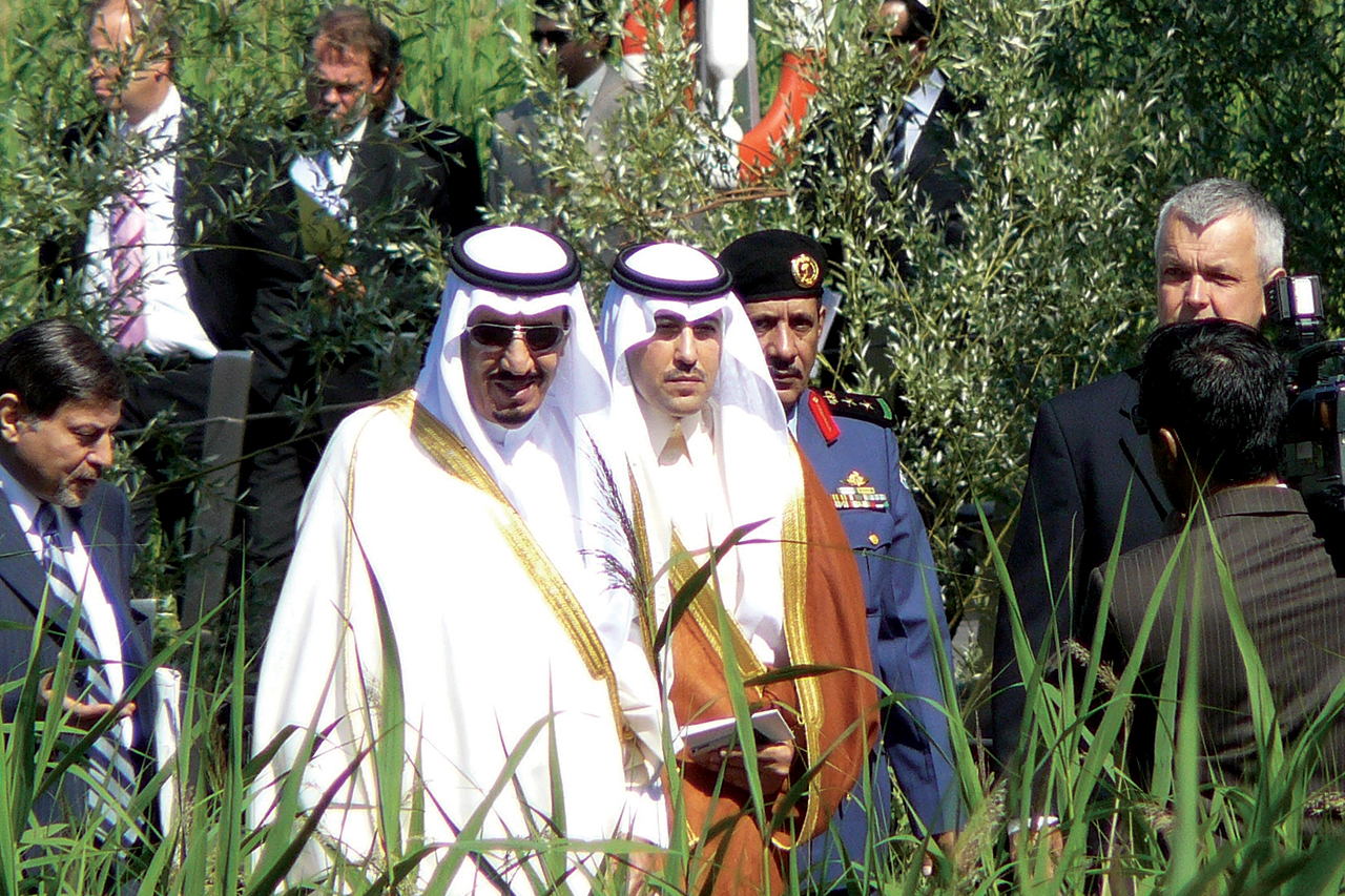 Saudi Arabiens Kung besöker Hammarby Sjöstad