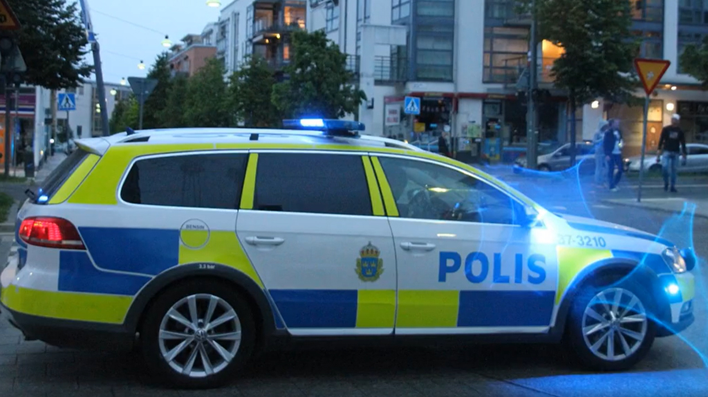 Stort polispådrag i Hammarby Sjöstad
