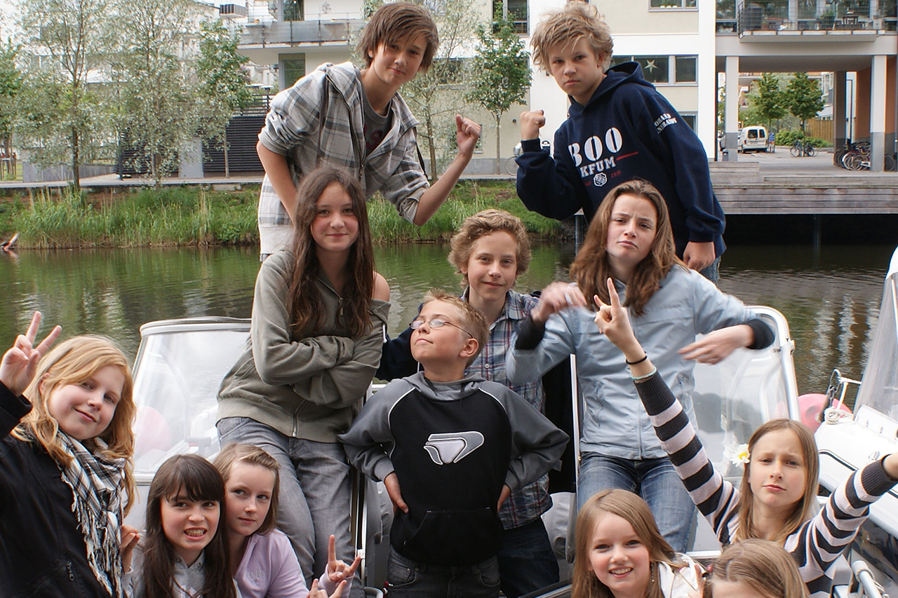 Ungdomar i Hammarby Sjöstad