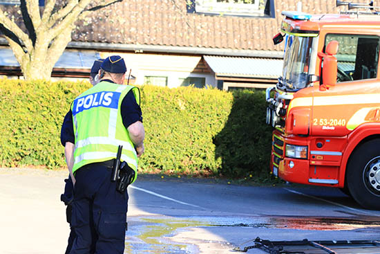 Bilbrand, Barkvägen, Södra Ryd i Skövde