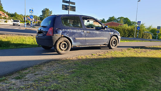 Singeltrafikolycka, Ekängsvägen, Skövde