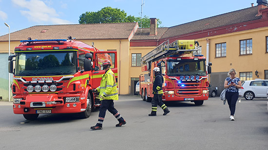 Brandlarm Skövde Energi, Badhusgatan Skövde