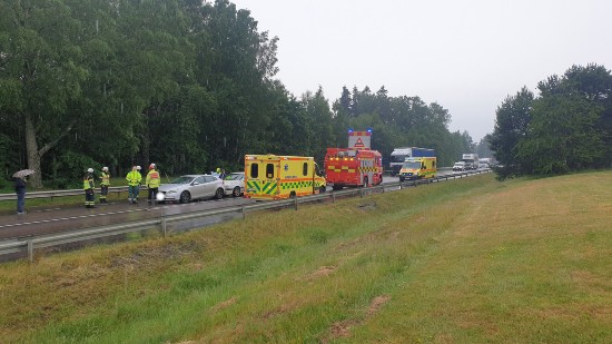 Personbilskrock,Östra leden i Skövde