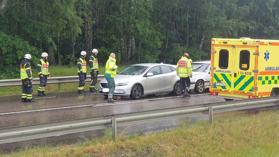 Personbilskrock,Östra leden i Skövde