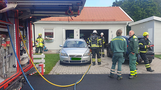 Brand i villa i Skultorp