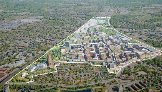 Skövdes nya stadsdel Mariesjö