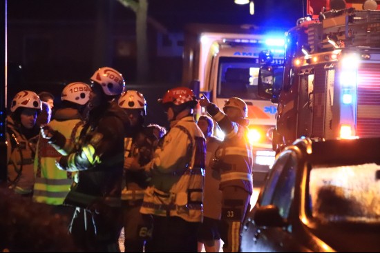 Brand i lägenhet i Floby