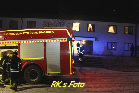 Räddningstjänst på plats i Gullspång.