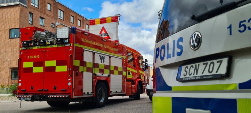 Trafikolycka Storgatan - Skolgatan i Skövde