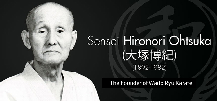 Sensei Hironori Ohtsuka Grunnlegger av karate stilarten Wado Ryu