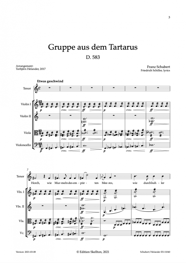 Schubert, Franz: Gruppe aus dem Tartarus - Image 3