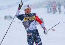 Norske triumfer i kraftigt snevejr FIS Nordic World Cup - Men's and Women's Cross Country Classic Mass Start Getty Images