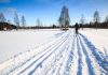 woman exercise by cross country skiing on a golf cource Getty Images/iStockphoto