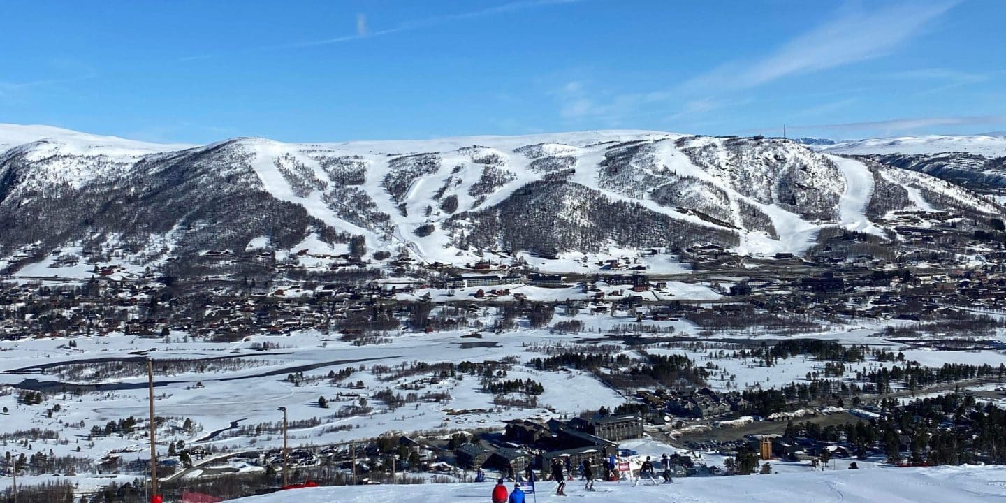 Geilo from Bjødnahovda. Photo by Peter Lind