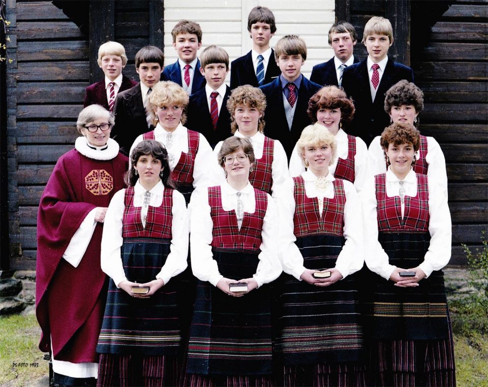Konfirmasjon 1983, Nordberg Kyrkje