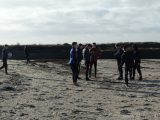 Strandtraining S.K.N.W.K. JO17-1 en JO17-2 van zaterdag 10 februari  2018 (7/163)