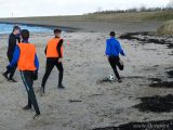 Strandtraining S.K.N.W.K. JO17-1 en JO17-2 van zaterdag 10 februari  2018 (71/163)