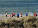 Strandtraining S.K.N.W.K. JO17-1 en JO17-2 van zaterdag 10 februari  2018 (161/163)