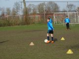 Gezamenlijke training S.K.N.W.K., JO11-1 en JO12-1 van zaterdag 2 maart 2019 (74/155)