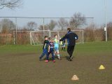 Gezamenlijke training S.K.N.W.K., JO11-1 en JO12-1 van zaterdag 2 maart 2019 (81/155)